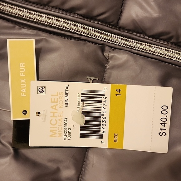 MICHAEL KORS Big Girls Heavy Weight Stadium Jacket Size 14. NWT - Picture 8 of 8